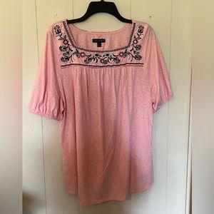Lane Bryant Square-Neck Shirt